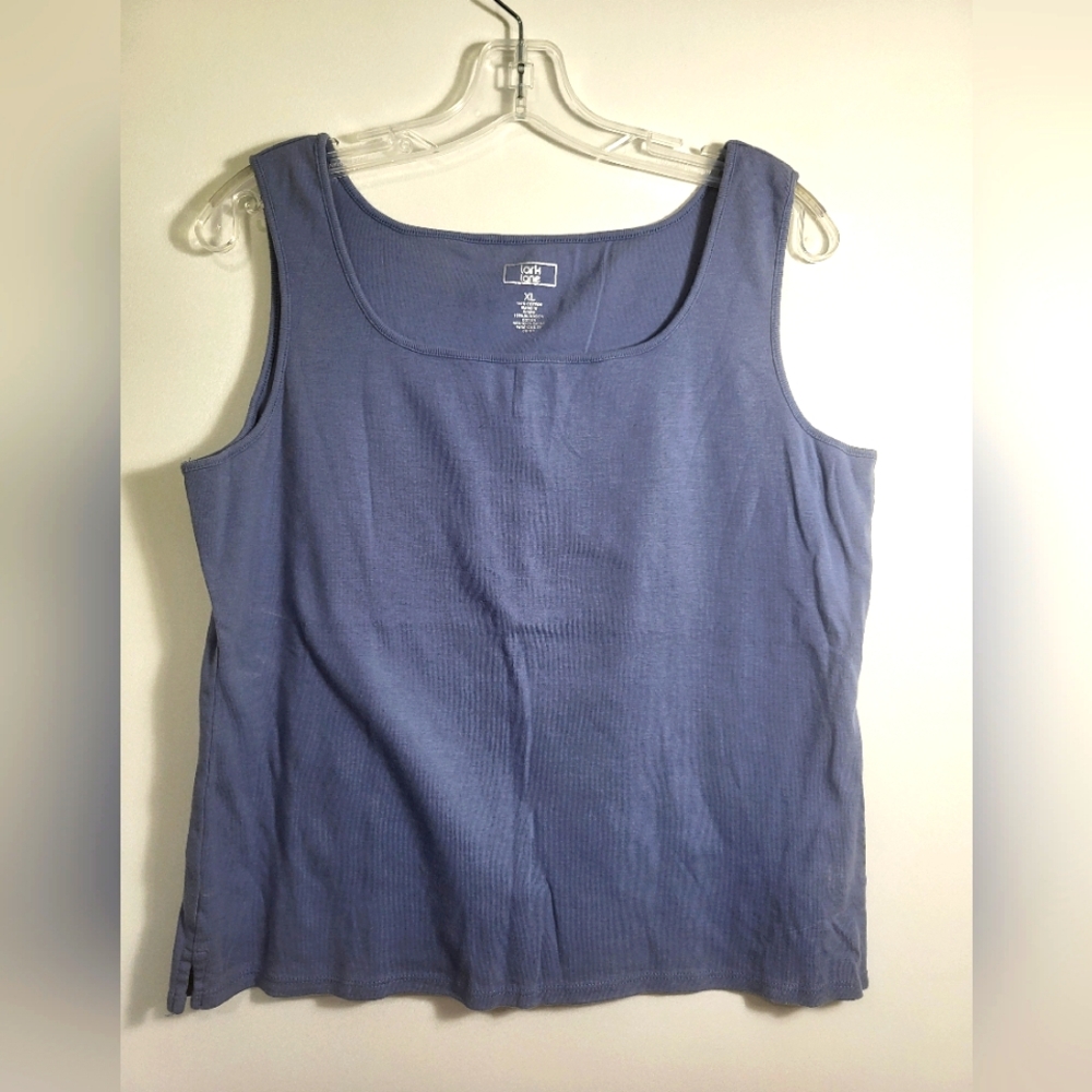 Lark Lane smoky blue classy tank    women's XL  #2246
